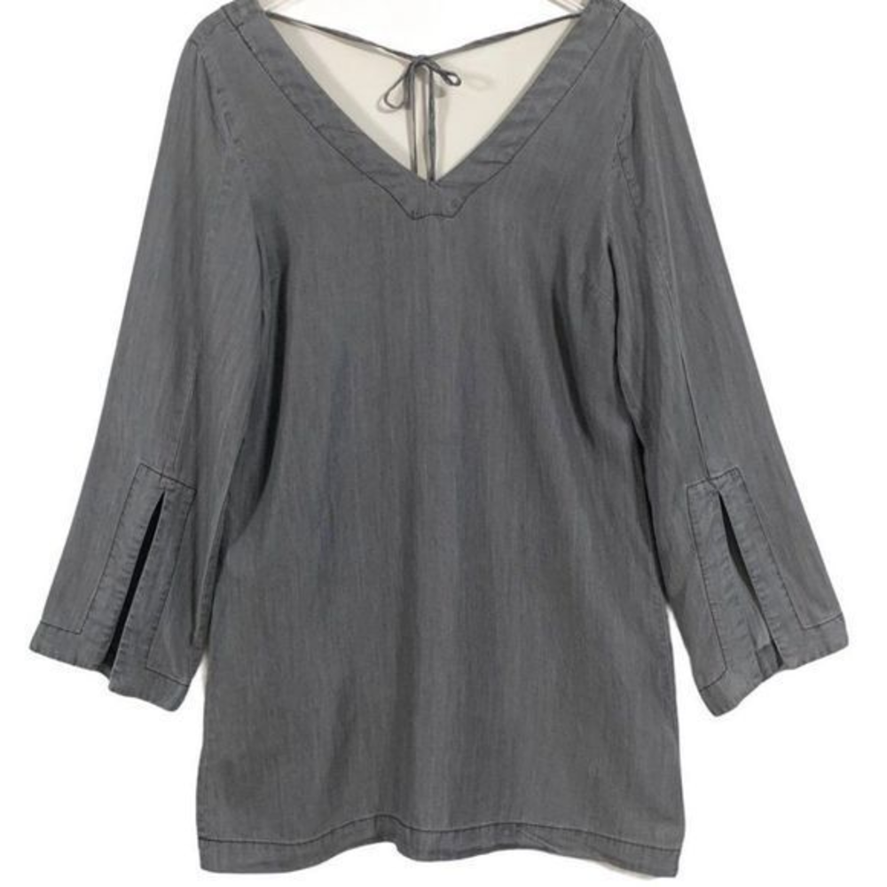 1250° Celsius Mini‎ Dress Tie Tassle Back V-Neck M
